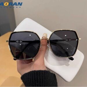 Black and Gold Women's Sunglasses